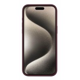 Coque iPhone 15 Plus - Soft Touch - Bordeaux