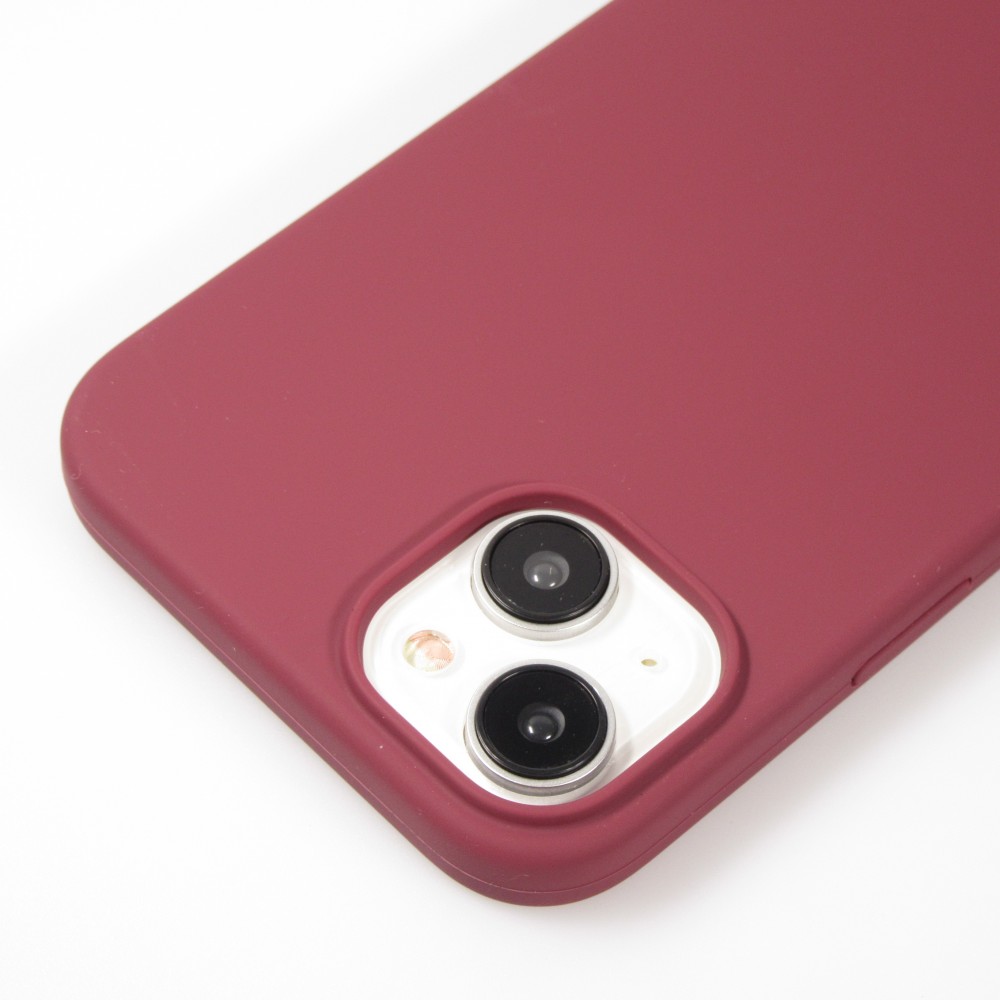 Coque iPhone 15 Plus - Soft Touch - Bordeaux