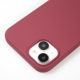 Coque iPhone 15 Plus - Soft Touch - Bordeaux