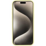 Coque iPhone 15 Plus - Soft Touch - Jaune pastel