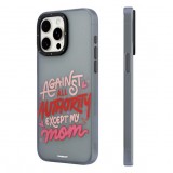 Coque iPhone 15 - Youngkit @Blushing. ginger Positive Quotes Case - Noir