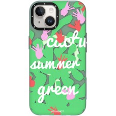 Coque iPhone 15 - Youngkit Summer Fruit-Themed Case avec Magsafe - Vert
