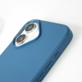 Coque iPhone 16 - Bio Eco-Friendly nature avec cordon collier - Bleu