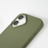 Coque iPhone 16 - Bio Eco-Friendly nature avec cordon collier - Vert foncé