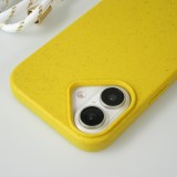 Coque iPhone 16 - Bio Eco-Friendly nature avec cordon collier jaune