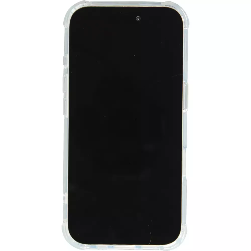 iPhone 16 Case Hülle - Gummi Transparent Gel Bumper mit extra Schutz für Ecken Antischock