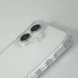 iPhone 16 Case Hülle - Gummi Transparent Gel Bumper mit extra Schutz für Ecken Antischock