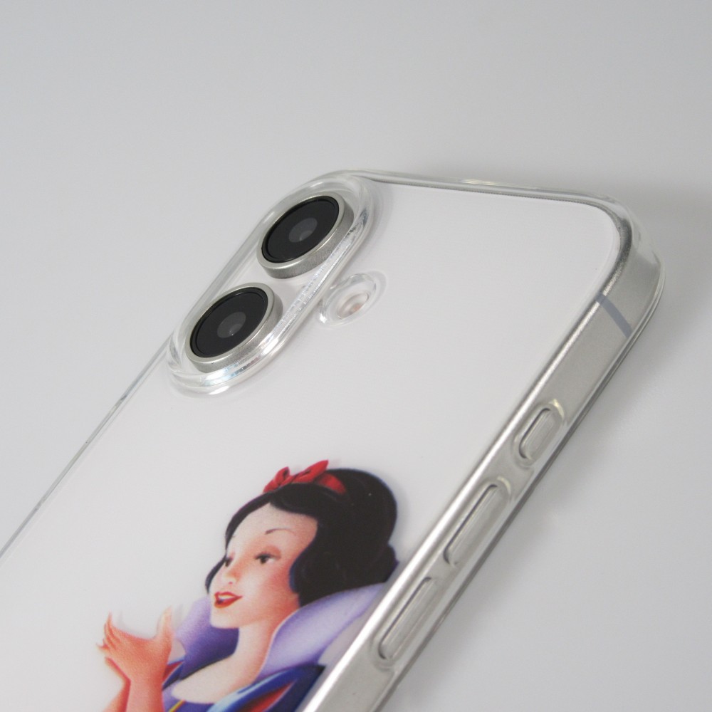 Coque iPhone 16 - Gel cartoon Blanche neige