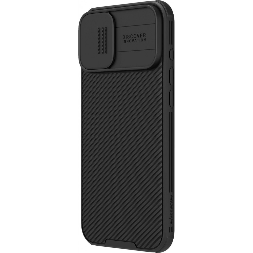 Coque iPhone 16 - Nillkin CamShield Pro Magnetic Case avec MagSafe - Noir
