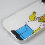 Coque iPhone 16 Plus - Gel cartoon Homer Simpson