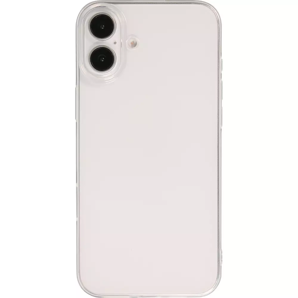 Coque iPhone 16 Plus - Gel transparent Silicone Super Clear flexible