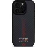 Coque iPhone 16 Pro Max - Red Bull Racing Carbon Powerbar MagSafe - Noir