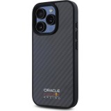 iPhone 16 Pro Max Case Hülle - Red Bull Racing Simple Carbon mit Logo MagSafe - Schwarz