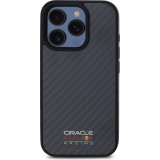 iPhone 16 Pro Max Case Hülle - Red Bull Racing Simple Carbon mit Logo MagSafe - Schwarz