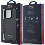 iPhone 16 Pro Max Case Hülle - Red Bull Racing Simple Carbon mit Logo MagSafe - Schwarz