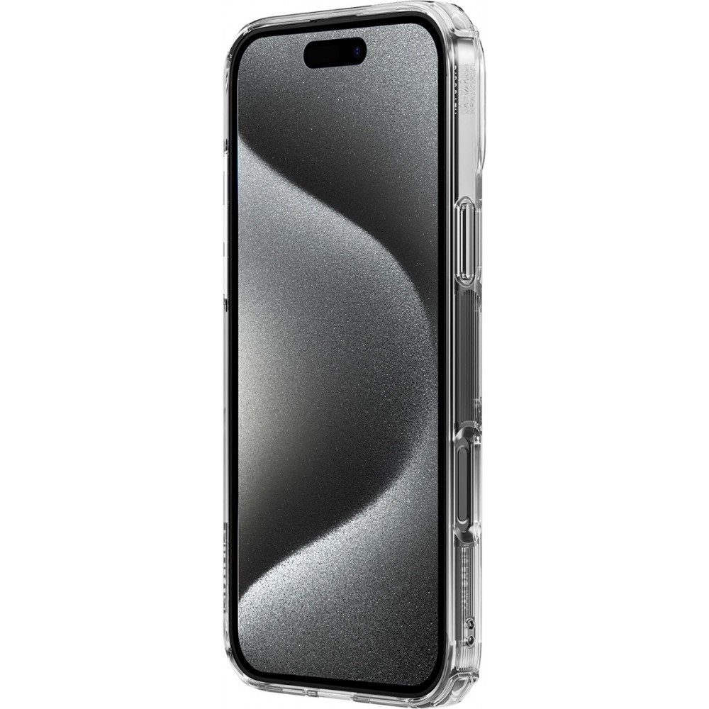 Coque iPhone 16 Pro - Nillkin Magnetic Nature Pro avec MagSafe - Transparent