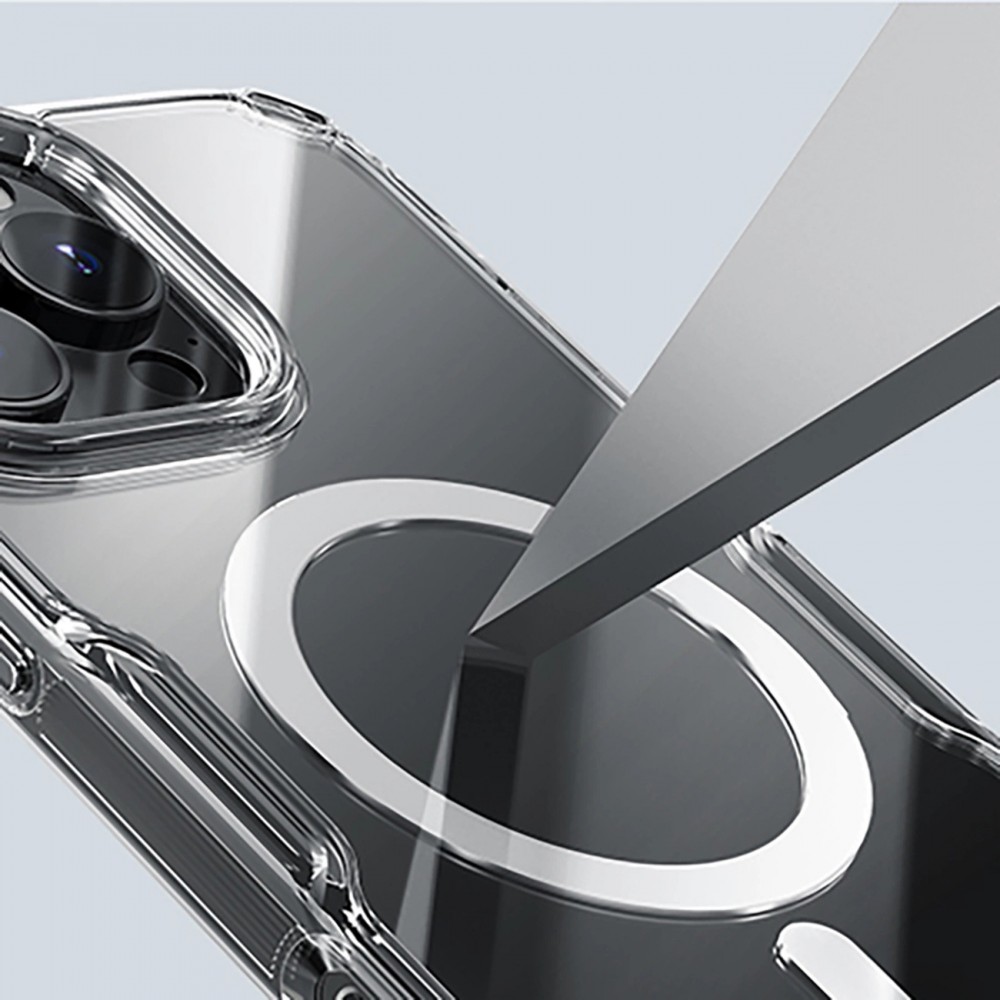 Coque iPhone 16 Pro - Nillkin Magnetic Nature Pro avec MagSafe - Transparent