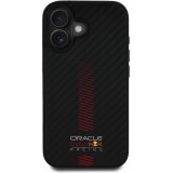 Coque iPhone 16 - Red Bull Racing Carbon Powerbar MagSafe - Noir