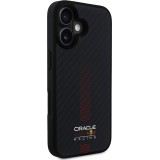 Coque iPhone 16 - Red Bull Racing Carbon Powerbar MagSafe - Noir