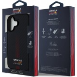 Coque iPhone 16 - Red Bull Racing Carbon Powerbar MagSafe - Noir