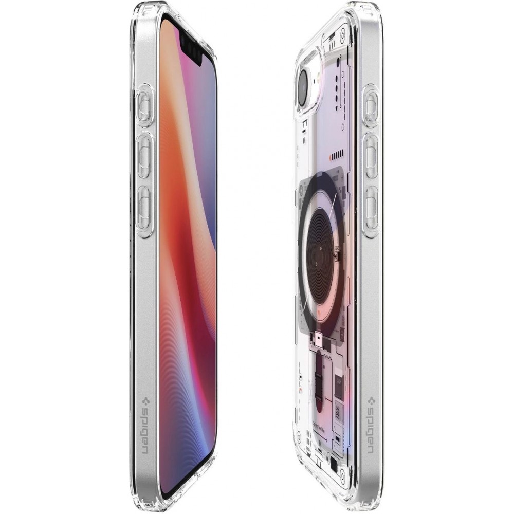 iPhone 16e Case Hülle - Spigen Ultra Hybrid MagSafe Neo One - Transparent