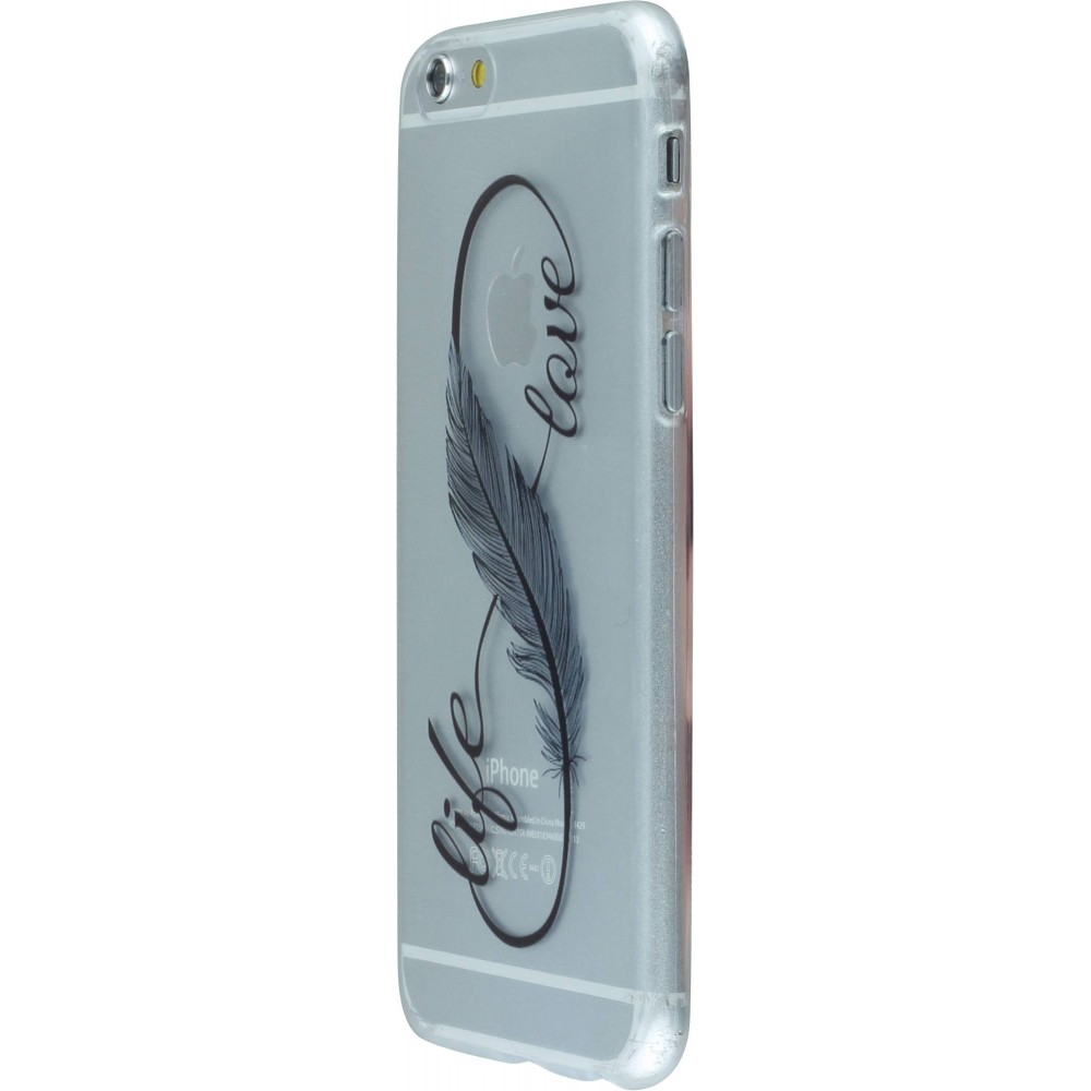 Coque iPhone 7 Plus / 8 Plus - Live Feather love