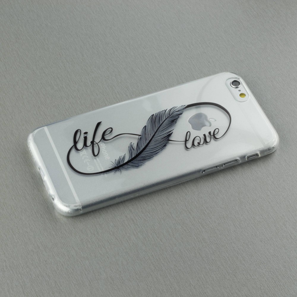 Coque iPhone 7 Plus / 8 Plus - Live Feather love