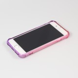 Coque iPhone 7 / 8 / SE (2020, 2022) - Bumper Rainbow Silicone anti-choc avec bords protégés -  rose - Violet
