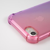 Coque iPhone 7 / 8 / SE (2020, 2022) - Bumper Rainbow Silicone anti-choc avec bords protégés -  rose - Violet
