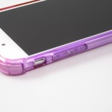 Coque iPhone 7 / 8 / SE (2020, 2022) - Bumper Rainbow Silicone anti-choc avec bords protégés -  rose - Violet