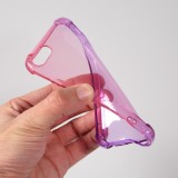 Coque iPhone 7 / 8 / SE (2020, 2022) - Bumper Rainbow Silicone anti-choc avec bords protégés -  rose - Violet