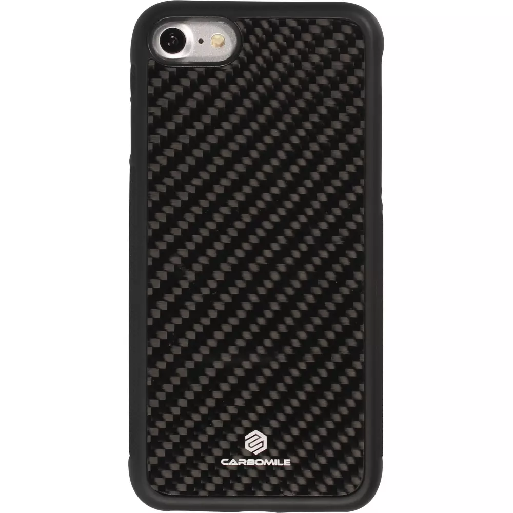 Hülle iPhone 7 / 8 / SE (2020, 2022) - Carbomile Carbon Fiber