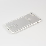 Coque iPhone 7 / 8 / SE (2020, 2022) - Gel Bumper Porte-carte - Transparent