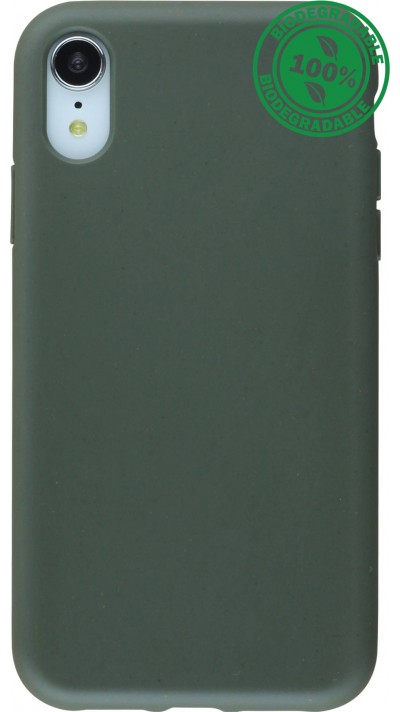 Coque iPhone XR - Bio Eco-Friendly biodégradable écologique nature - Vert foncé