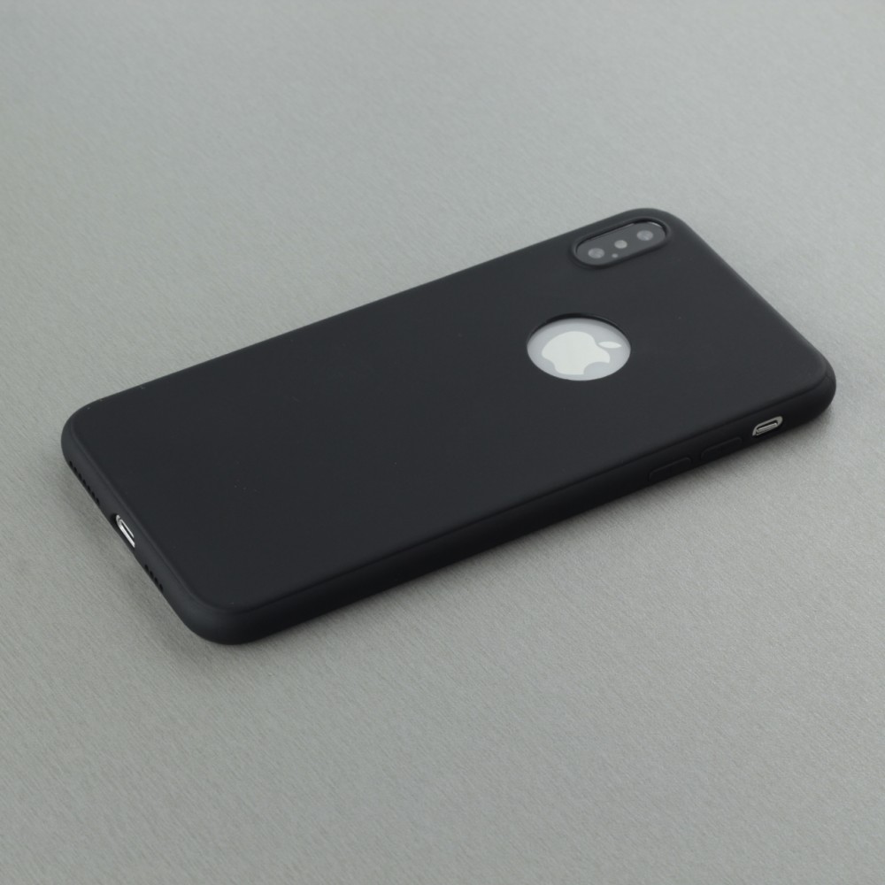 Coque iPhone XR - Silicone Mat - Noir