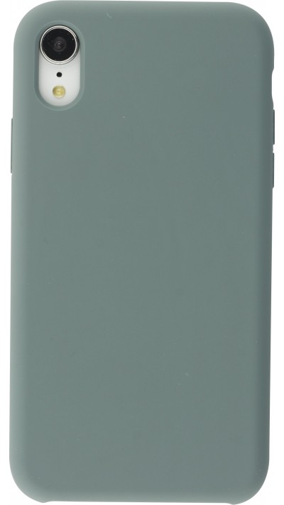 Coque iPhone XR - Soft Touch - Vert gris