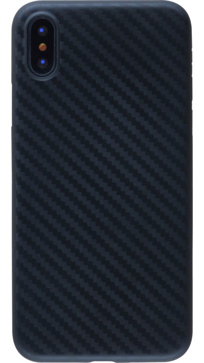 Coque iPhone X / Xs - TPU Carbon