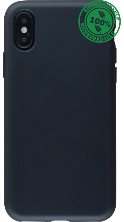 Coque iPhone X / Xs - Bio Eco-Friendly biodégradable écologique nature - Noir