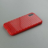 Coque iPhone X / Xs - Géométrique triangle - Rouge