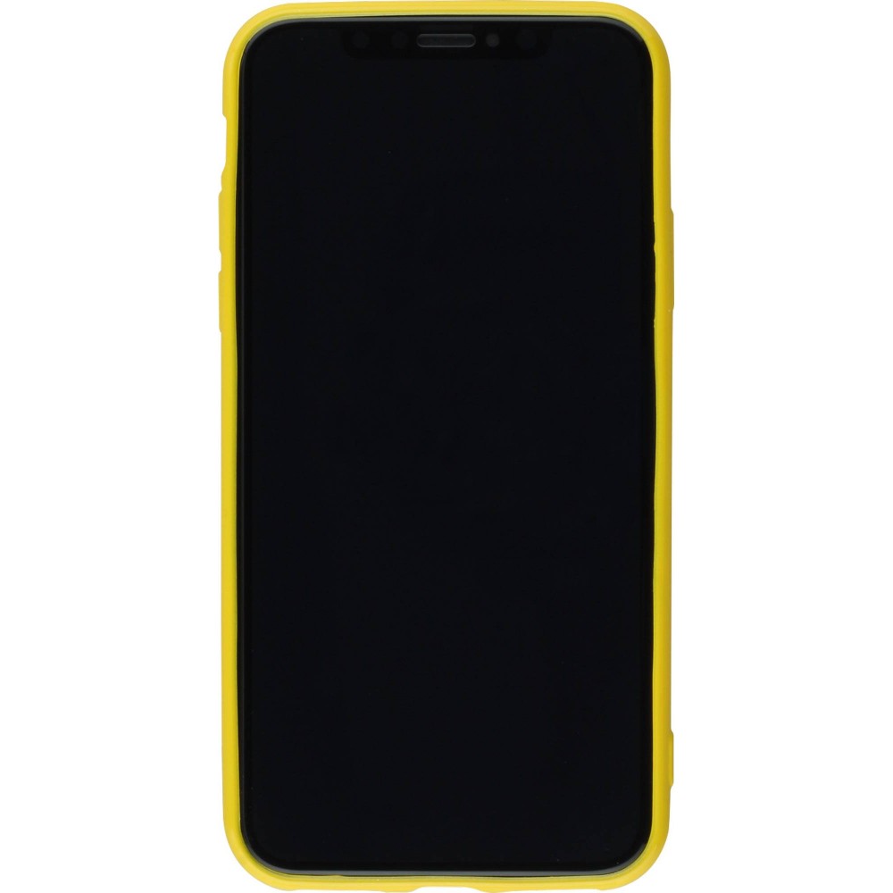 Coque iPhone X / Xs - Melted jaune