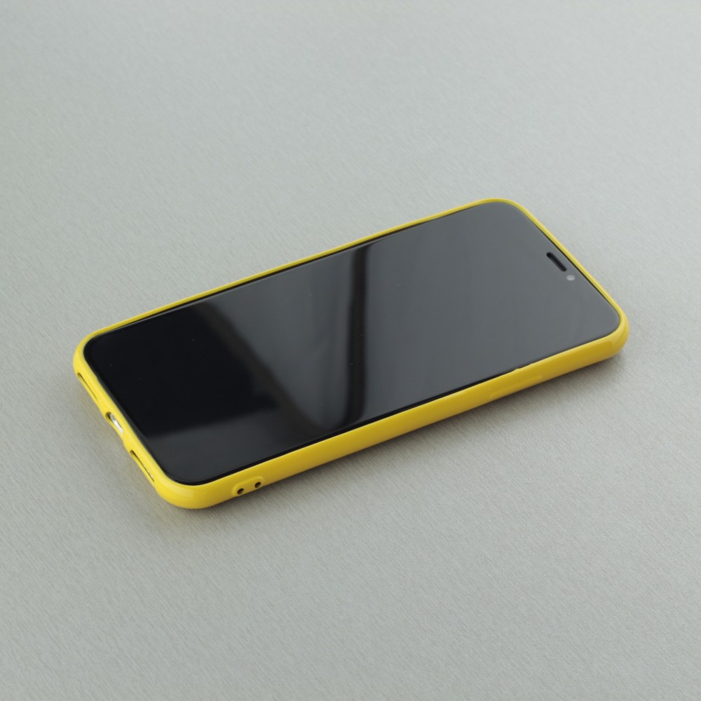 Coque iPhone X / Xs - Melted jaune