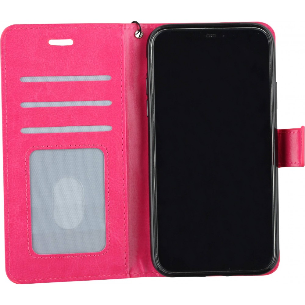 Fourre iPhone XR - Premium Flip - Rose foncé