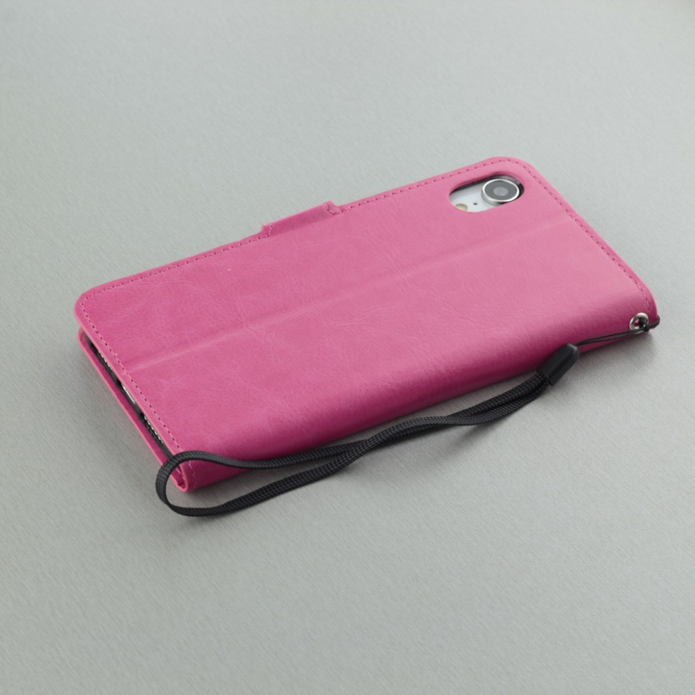 Fourre iPhone XR - Premium Flip - Rose foncé