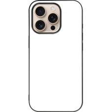 Coque personnalisée avec bords en silicone noir - iPhone 16 Pro