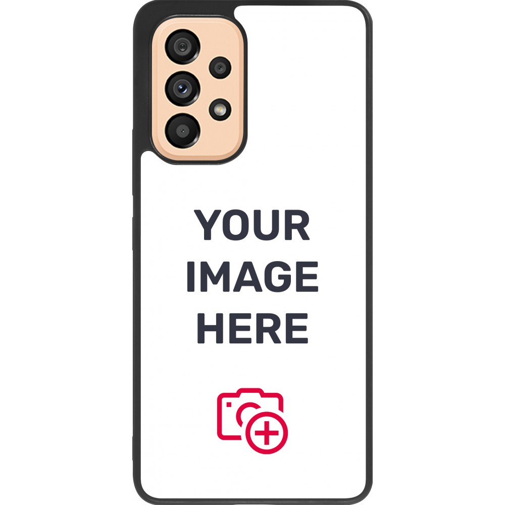 Coque personnalisée en Silicone rigide noir - Samsung Galaxy A53 5G