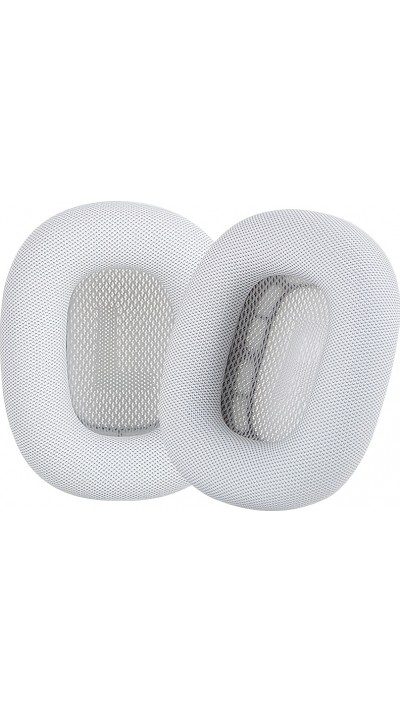 Coussinets rechange tissu mesh ultra-doux mousse mémoire aimant renforcé (set de 2 pièces) - Blanc - AirPods Max