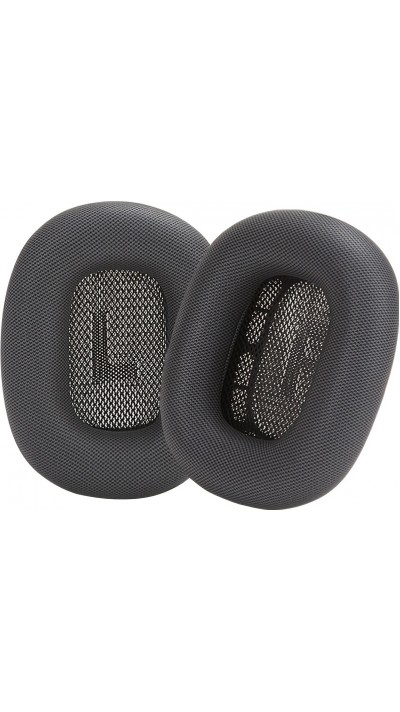 Coussinets rechange tissu mesh ultra-doux mousse mémoire aimant renforcé (set de 2 pièces) - Noir - AirPods Max