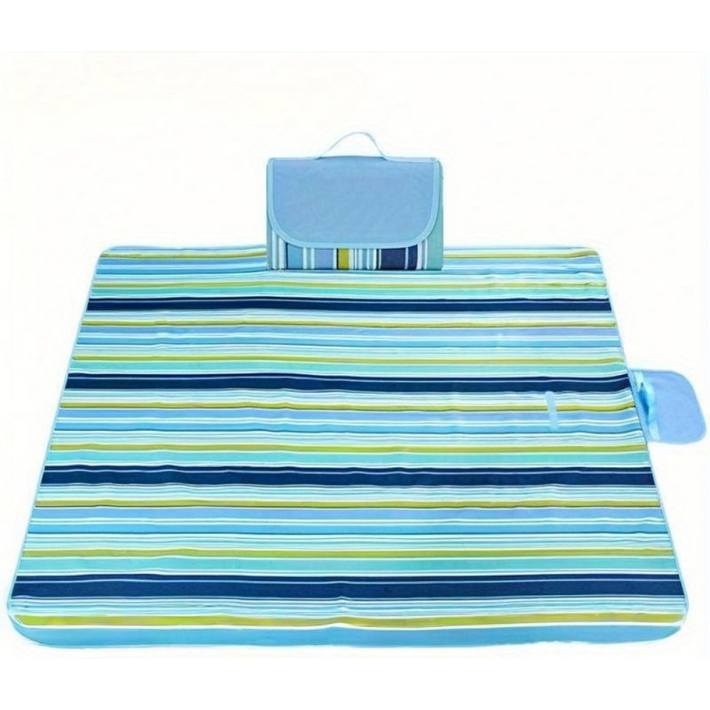 Couverture de pique-nique imperméable extra-large portable anti-sable pour camping plage et parc (200 x 200 cm)