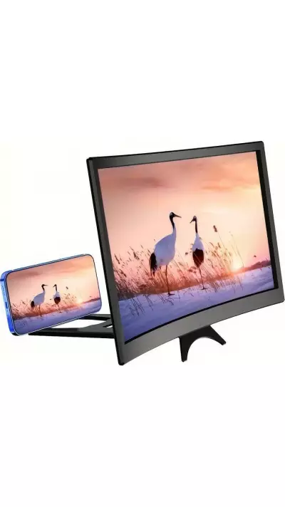 Loupe d'écran incurvée 12" pour smartphone écran 16:9 - Screen amplifier