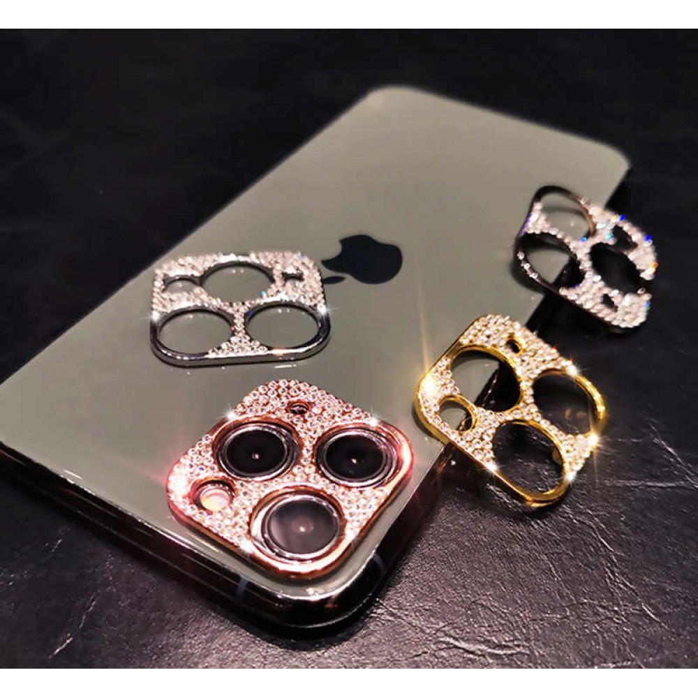 Décoration caméra Strass or - iPhone 11 Pro Max
